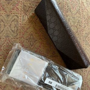 New Gucci eye glass case. Authentic-guaranteed.